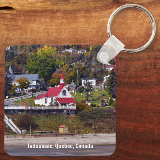 Tadoussac, Quebec, Canada Sleutelhanger (Achterkant)