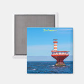 Tadoussac, Québec koelkast magnet (Voorkant / Achterkant)