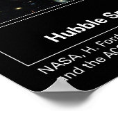 Tadpole Galaxy Hubble Telescope Foto Poster (Hoek)