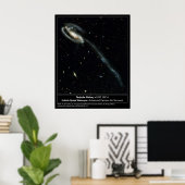 Tadpole Galaxy Hubble Telescope Foto Poster (Thuiskantoor)