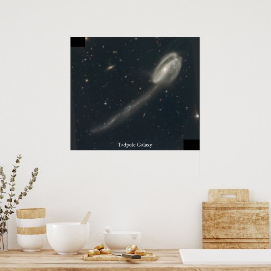 Tadpole Galaxy Poster (Keuken)