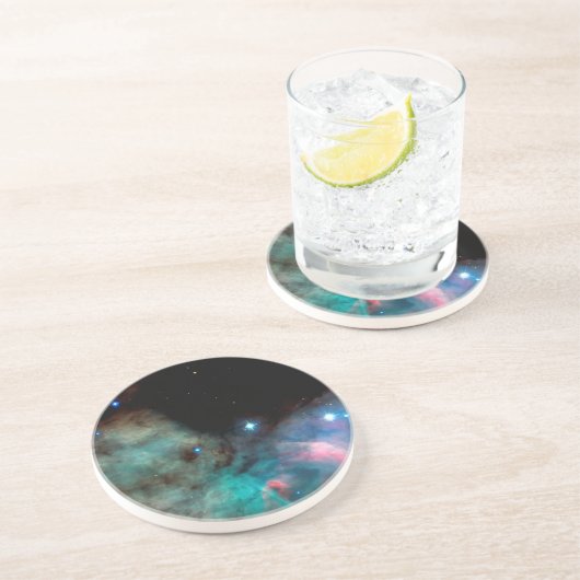 Tadpole Galaxy Zandsteen Onderzetter (Zijkant)