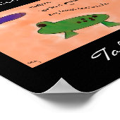 Tadpole Haiku Art Print (Hoek)