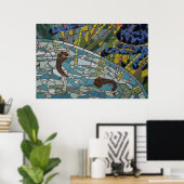 Tadpole Mosaic, 2010 foto van Derrick W. Black Poster (Thuiskantoor)