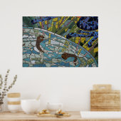 Tadpole Mosaic, 2010 foto van Derrick W. Black Poster (Keuken)