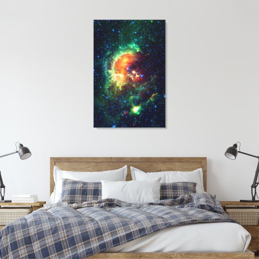 Tadpole Nebula, Auriga Canvas Afdruk (Insitu (Slaapkamer))