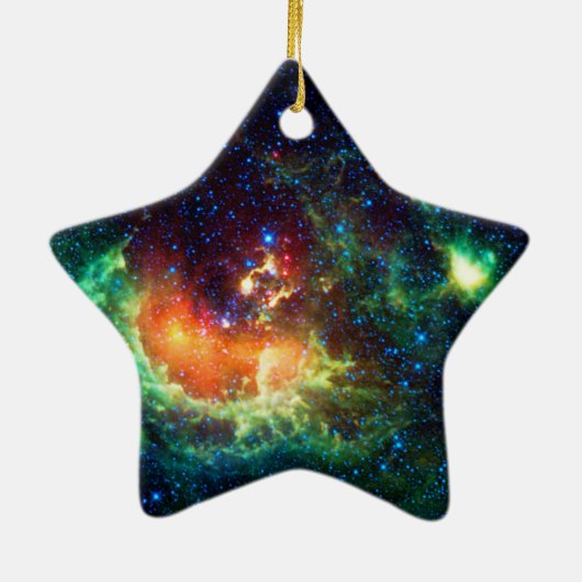 Tadpole Nebula in de Auriga-constellatie Keramisch Ornament (Achterkant)