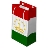 Tadzjiekse vlag klein cadeauzakje (Achterkant Gekanteld)