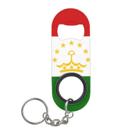 Tadzjiekse vlag mini flessenopener
