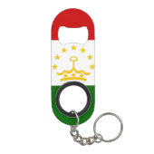 Tadzjiekse vlag mini flessenopener (Achterkant)