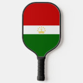 Tadzjiekse vlag pickleball paddle (Achterkant)
