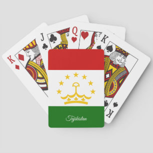 Tadzjikistaanse Vlag Spellen, Tadzjikistan Speelka Pokerkaarten