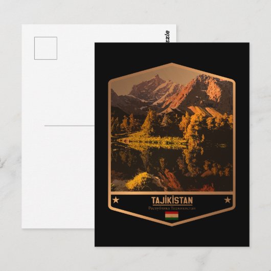 Tadzjikistan Briefkaart (Voorkant / Achterkant)