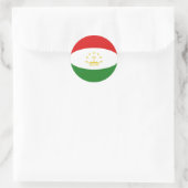 Tadzjikistan Fisheye Vlag Sticker (Tas)