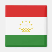 Tadzjikistan Flag Magnet (Voorkant)
