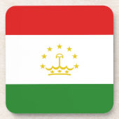 Tadzjikistan Flag Onderzetter (Voorkant)