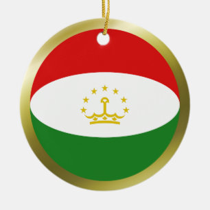 Tadzjikistan Flag Ornament