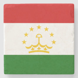 Tadzjikistan Flag (Tadzjikistan) (Republiek Tadzji Stenen Onderzetter