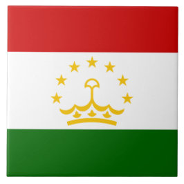Tadzjikistan Flag (Tadzjikistan) (Republiek Tadzji Tegeltje