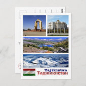 Tadzjikistan - Mozaïek - Briefkaart (Voorkant / Achterkant)