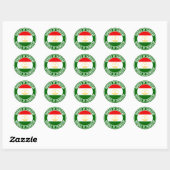 Tadzjikistan Round Embleem Ronde Sticker (Vel)
