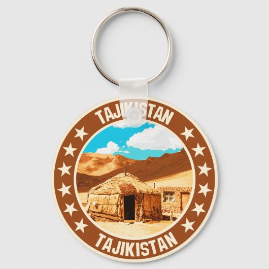Tadzjikistan Sleutelhanger (Achterkant)