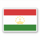 Tadzjikistan Sticker (Voorkant)