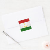 Tadzjikistan Vierkante Sticker (Envelop)