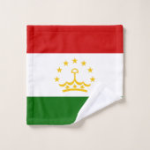 Tadzjikistan Vlag Bad Handdoek (Wasdoekje)