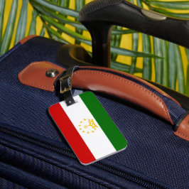 Tadzjikistan vlag bagagelabel