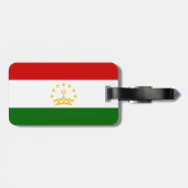 Tadzjikistan vlag bagagelabel (Achterkant horizontaal)