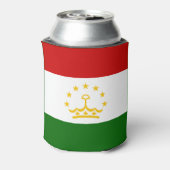Tadzjikistan Vlag Blikjeskoeler (Blikje Achterkant)