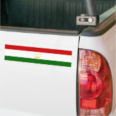 Tadzjikistan vlag bumpersticker (Op Truck)
