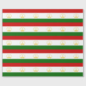 Tadzjikistan vlag cadeaupapier (Vlak)