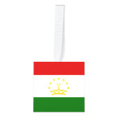 Tadzjikistan vlag decoratie (Voorkant)