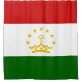 Tadzjikistan vlag douchegordijn (Voorkant)