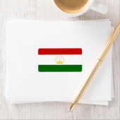 Tadzjikistan vlag etiket (Insitu)