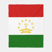 Tadzjikistan vlag fleece deken (Voorkant)