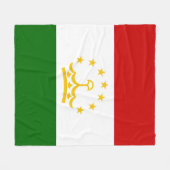 Tadzjikistan vlag fleece deken (Voorkant (Horizontaal))