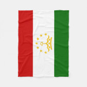 Tadzjikistan Vlag Fleece Deken (Voorkant)