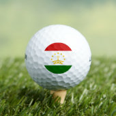 Tadzjikistan vlag golfballen (Insitu Shirt)