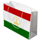 Tadzjikistan vlag groot cadeauzakje (Achterkant Gekanteld)