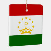Tadzjikistan vlag keramisch ornament (Rechts)