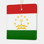 Tadzjikistan vlag keramisch ornament (Links)
