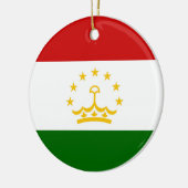 Tadzjikistan vlag keramisch ornament (Links)