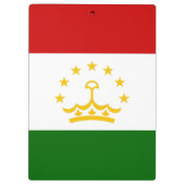 Tadzjikistan vlag klembord (Achterkant)