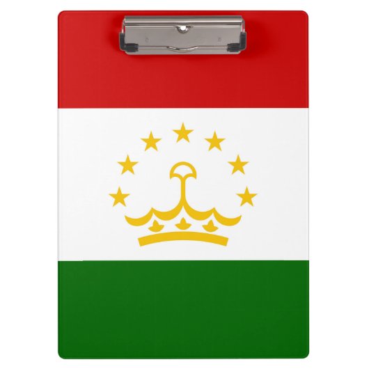 Tadzjikistan vlag klembord (Voorkant)