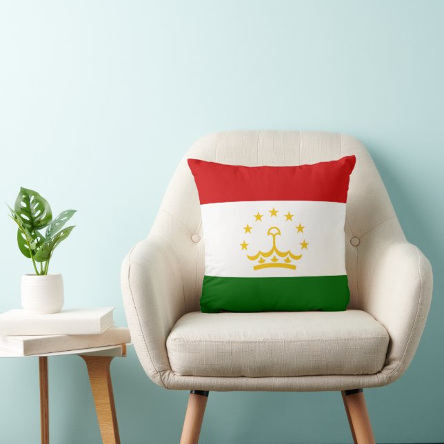 Tadzjikistan vlag kussen (Stoel)