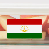 Tadzjikistan vlag labels (Aangebracht)