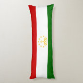 Tadzjikistan Vlag Lichaamskussen (Achterkant (Verticaal))